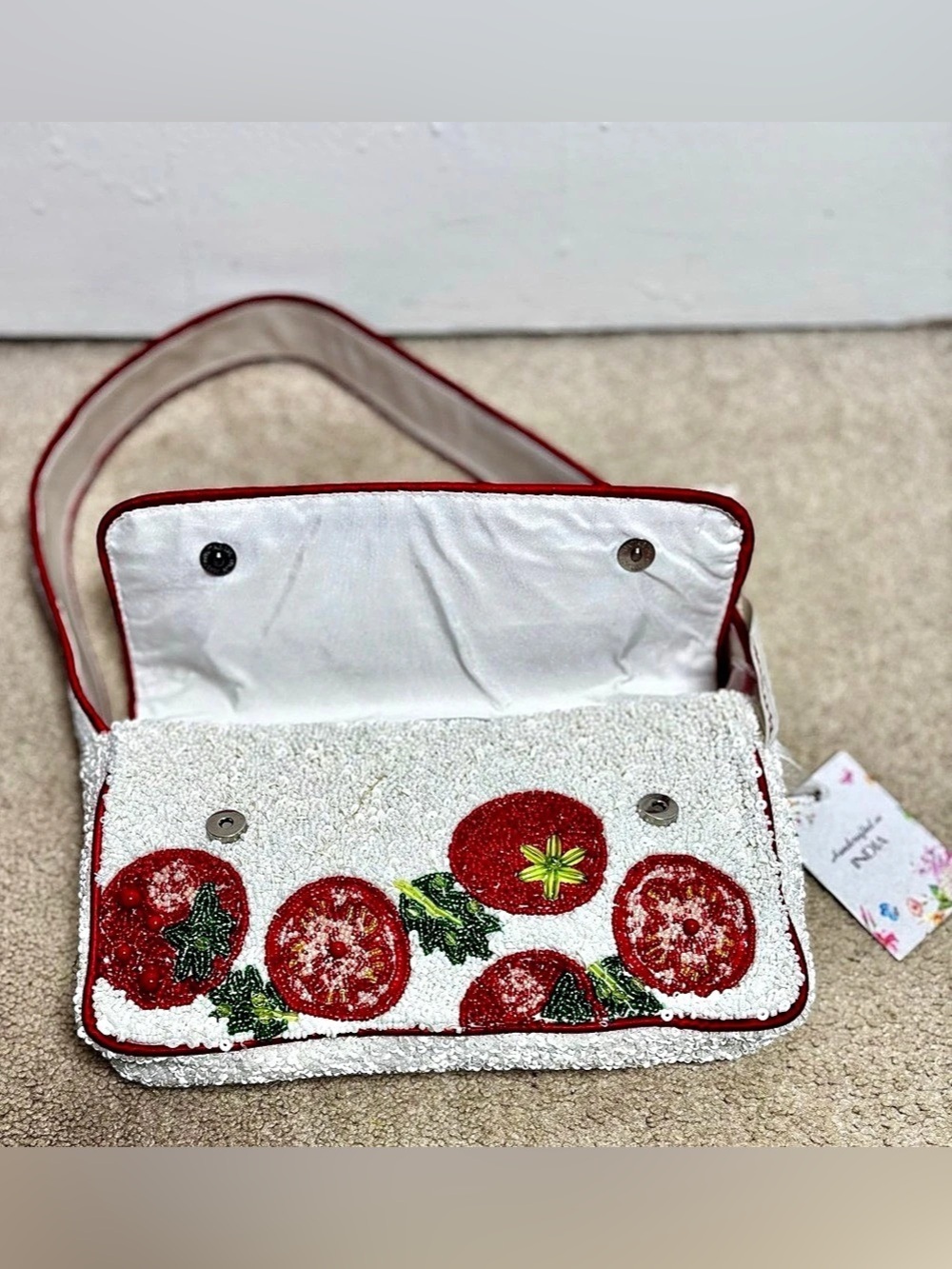 NWT Viral Tomato Beaded Purse TJ Maxx Marshalls Find India - Picture 6 of 8